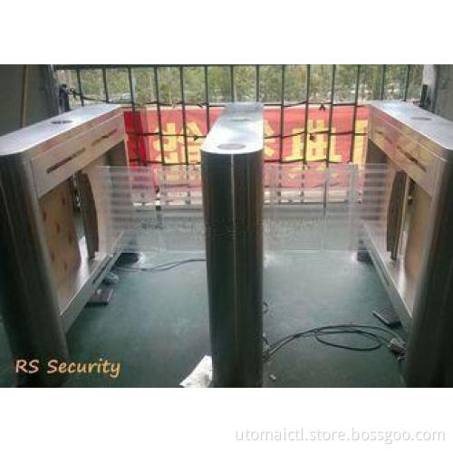 Luxury Bidirectional Swing Barrier Gate With RS485 Interfac